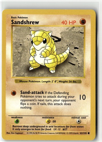 Sandshrew common base set - sandshrew,
