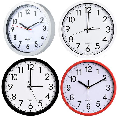 Round wall clock simple - wall,