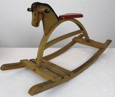 Vintage rocking horse wooden - rocking,