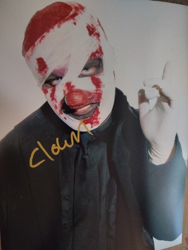 Slipknot clown crahan - slipknot, signed