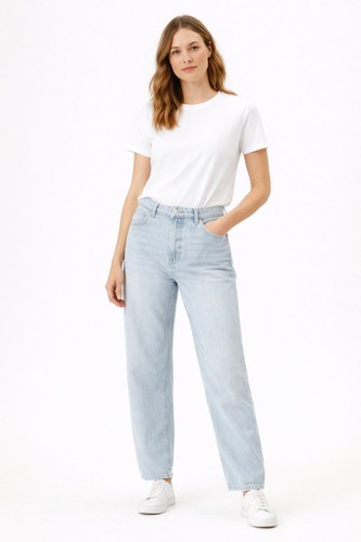 Ladies denim jeans straight - jeans,