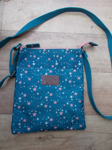 Fat face turquoise blue star - face,