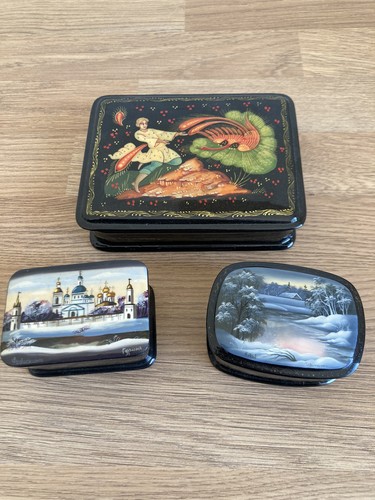Russian lacquer ware - ware, x
