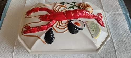 Spanish vintage lobster dish