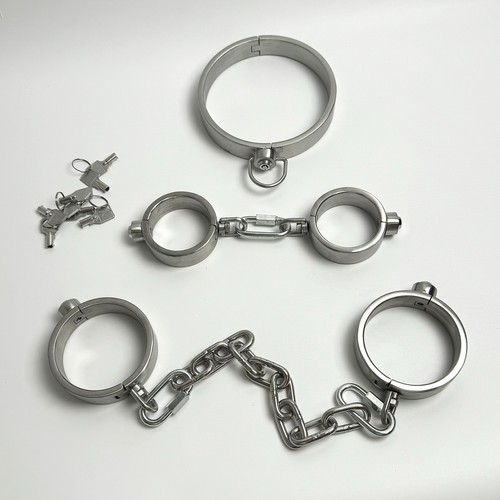Stainless steel neck collar - steel,
