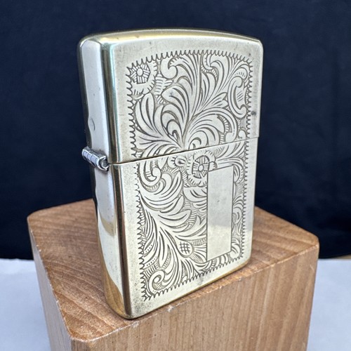 1991 brass zippo - lighter,