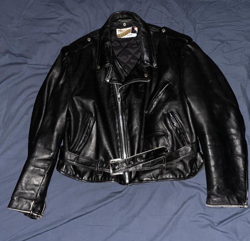 Men schott jacket black - schott,