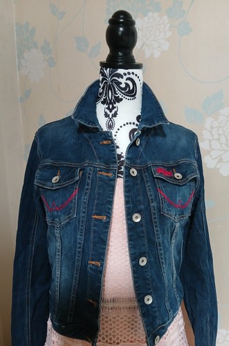 Super dry denim jacket medium - super,