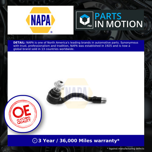 Tie track rod end fits - end,