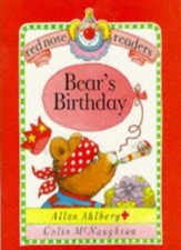 Bear birthday red nose - bear's,