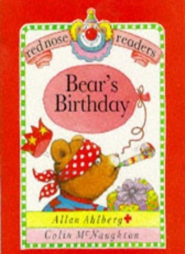 Bear birthday red nose - bear's, (red