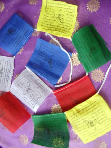 Tibetan prayer flags small - tibetan,