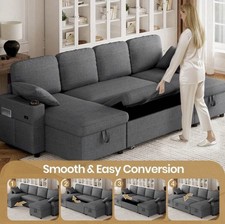 Seater corner sofa bed - 4,