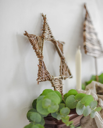 Willow star rustic christmas - willow, star,