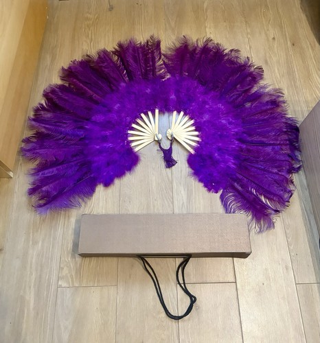 Pair purple ostrich - pair, of