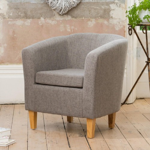 Dark grey fabric tub - dark,