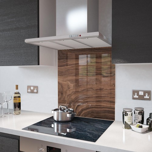 Glass splashbacks black - glass,