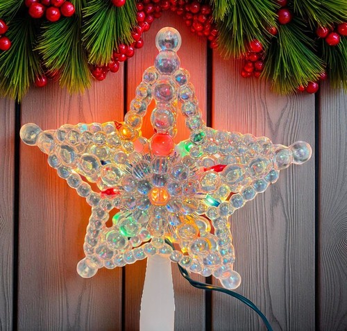 Light star christmas tree - up,