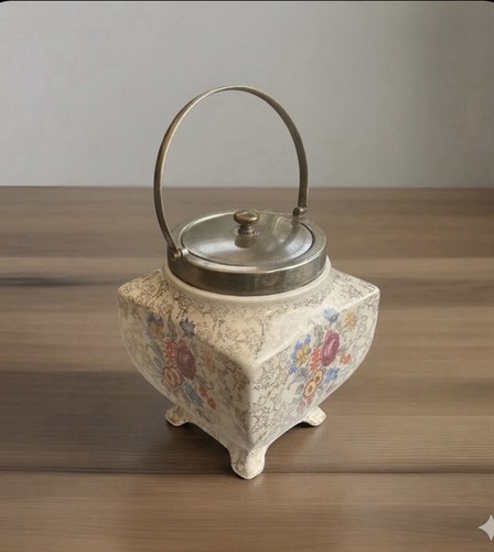 Vintage biscuit barrel - vintage,