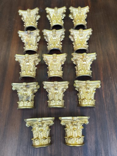 Half brass corinthian capital - brass,