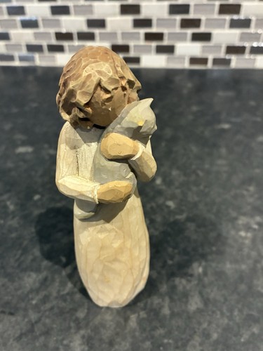 Willow tree figure with - tree,