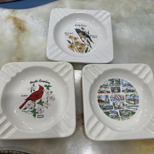 Ashtrays bone ceramic - ashtrays,
