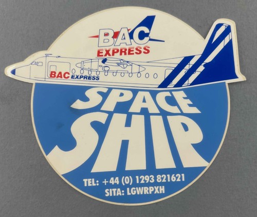 Bac express airlines sticker - airlines,