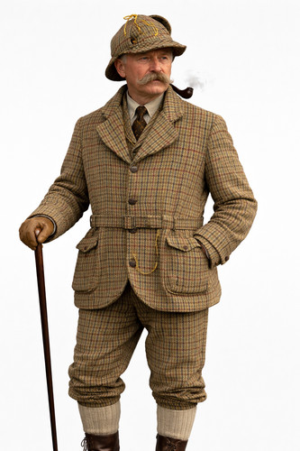 Vintage tweed norfolk suit - tweed,
