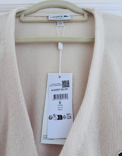 Men lacoste cardigan - lacoste, xl