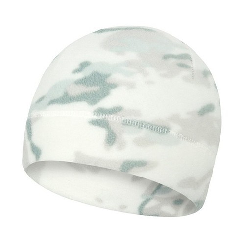 Camouflage fleece beanie hat - fleece,