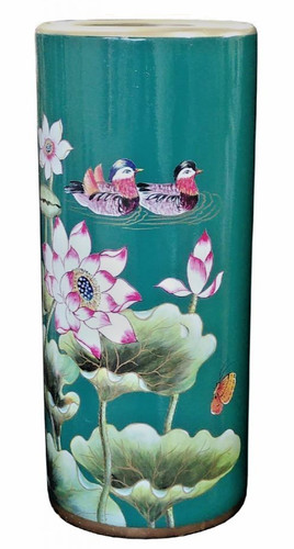 Mandarin ducks porcelain - mandarin,