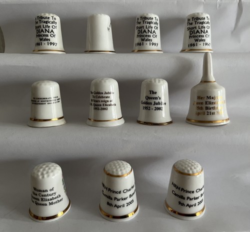 China thimbles royalty - china, &