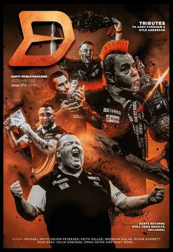 Darts world magazine issue - world, magazine,