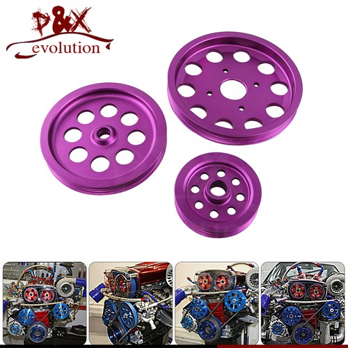 Light weight crank pulleys for - light,