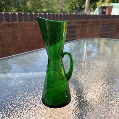 Vintage green hand - green, glass
