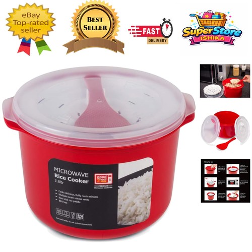 Sleek red microwave rice - 2.8l,