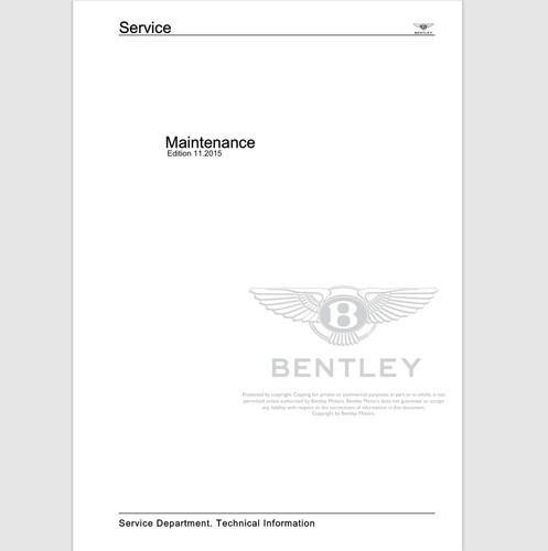 Bentley arnage maintenance - bentley,