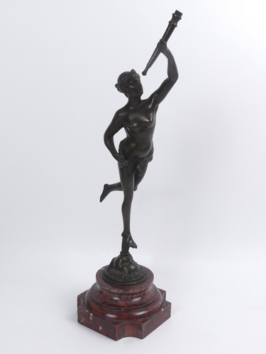 Victorian bronze lamp the - lamp,