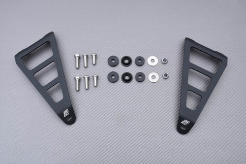 Pair steel exhaust brackets - pair,