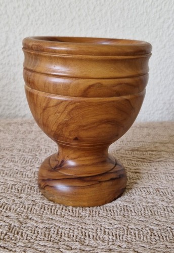 Wooden treen goblet - wooden,
