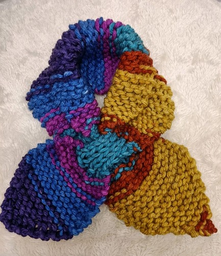 Hand knitted super - knitted,