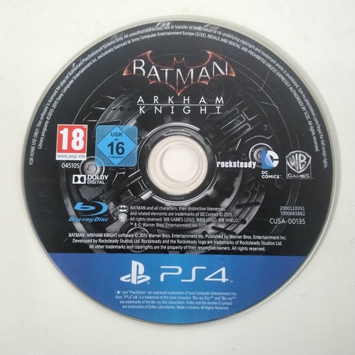 Batman arkham knight ps4 pegi - batman,