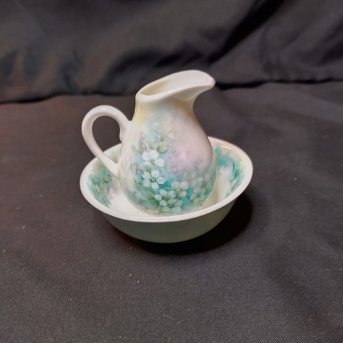 Vtg hand painted - painted, porcelain
