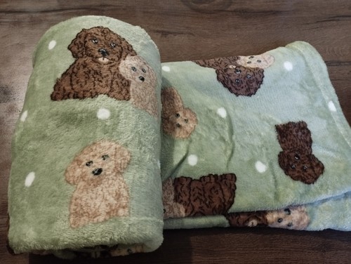 Cockapoo dog soft throw - cockapoo,
