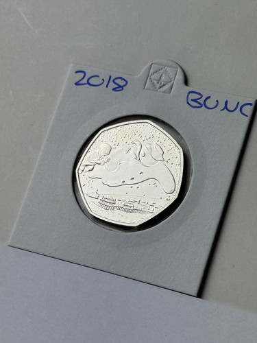 2018 snowman 50p coin - 2018,