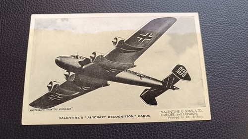 Ww2 aircraft recognition - ww2, card
