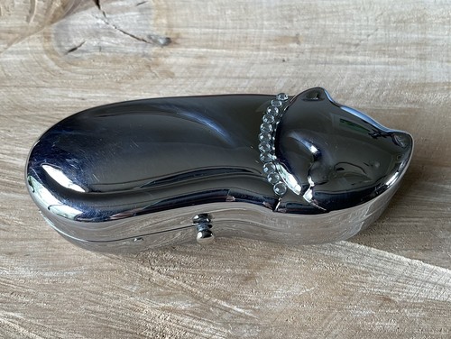 Vintage chrome plated - vintage, cat