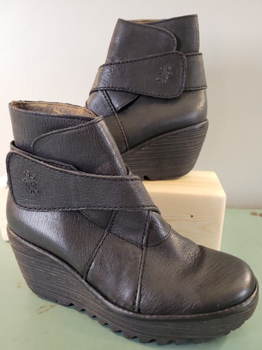 Fly london rada black leather - fly,