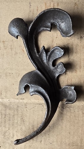 Wrought iron leaf - wrought,