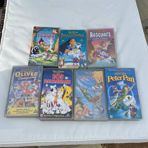 Walt disney vhs - disney, tapes